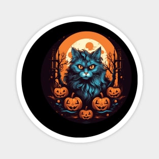 Maine Coon Cat Halloween, Cat Lover Magnet